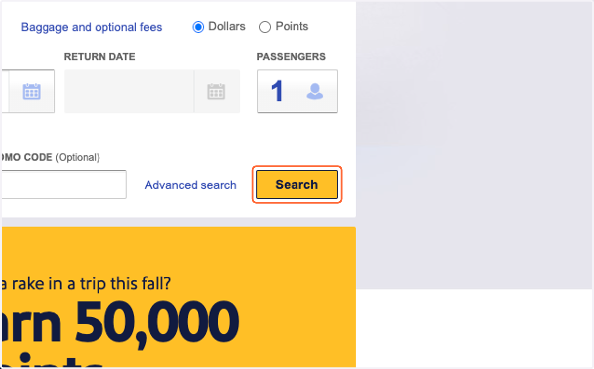 Click on Search