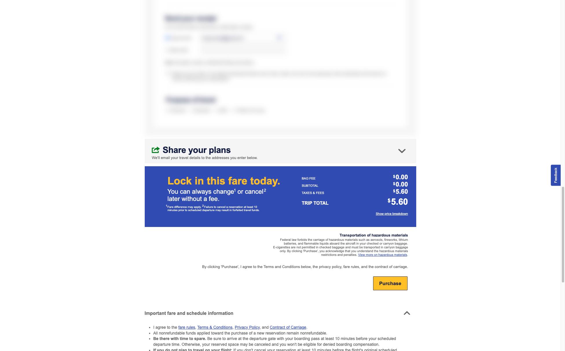 Complete the checkout sequence