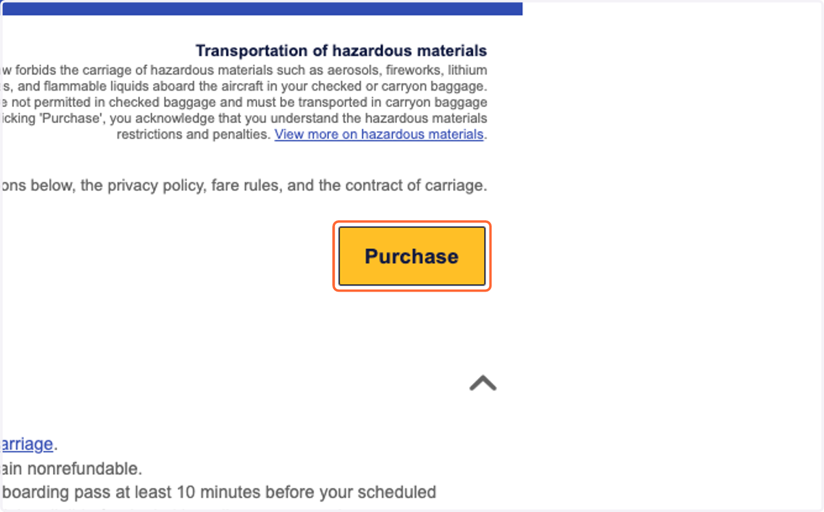 Complete the checkout sequence