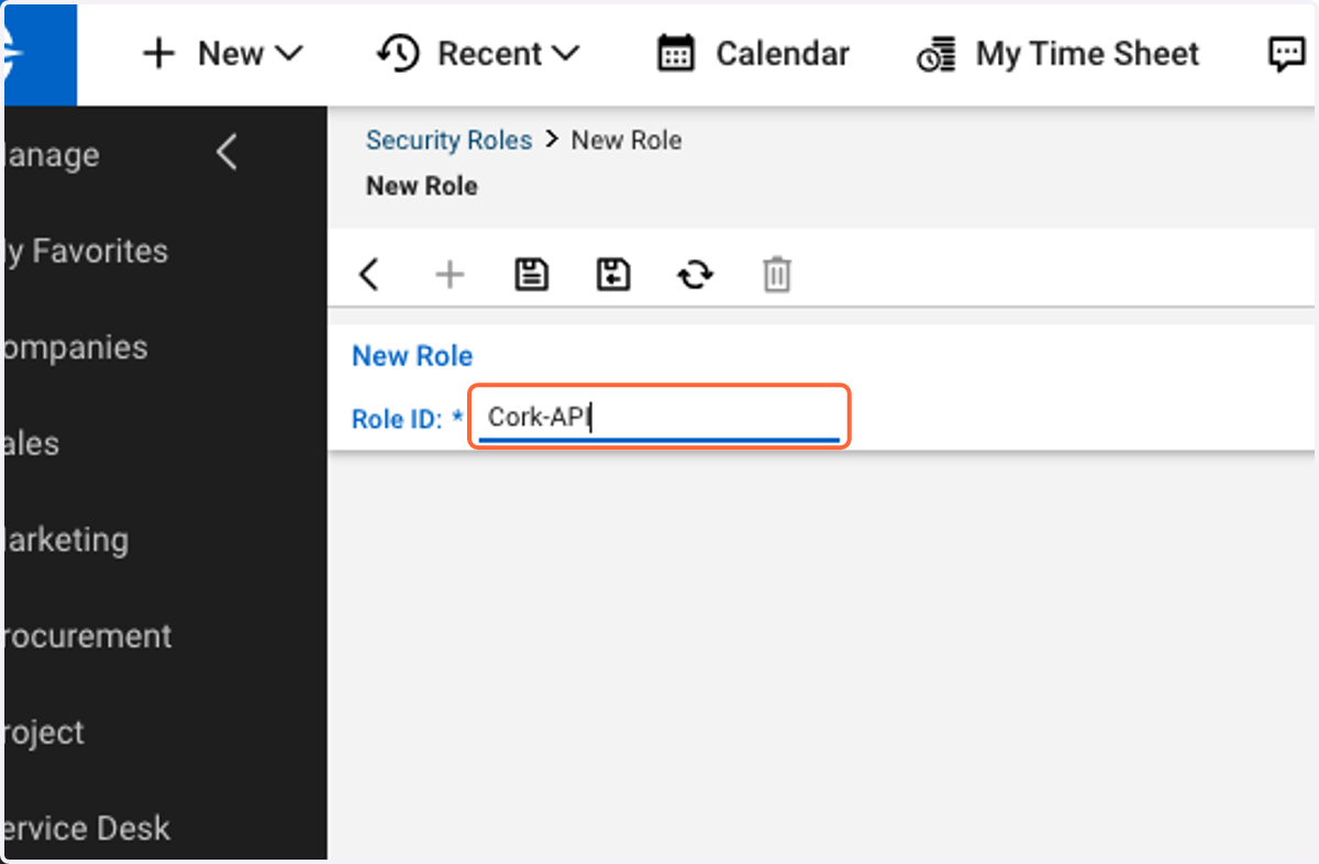 Type "Cork-API"