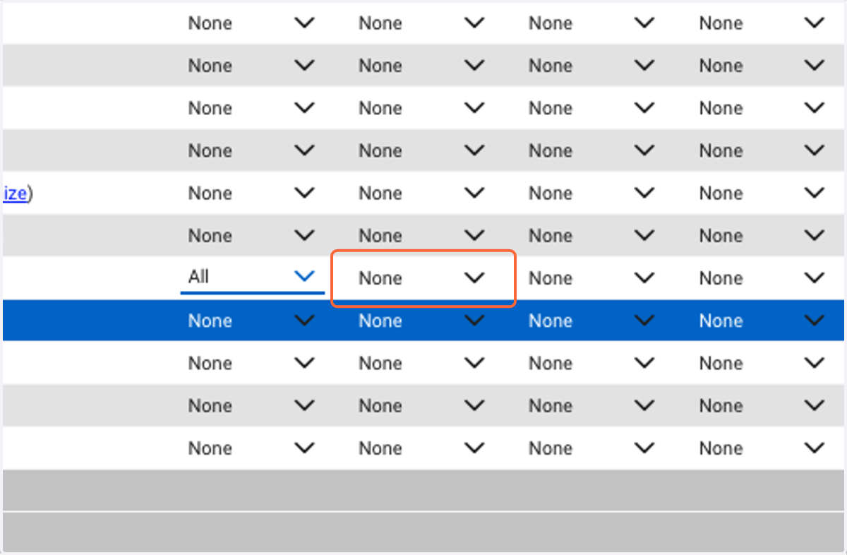 Select "All" for Service Tickets Edit Level
