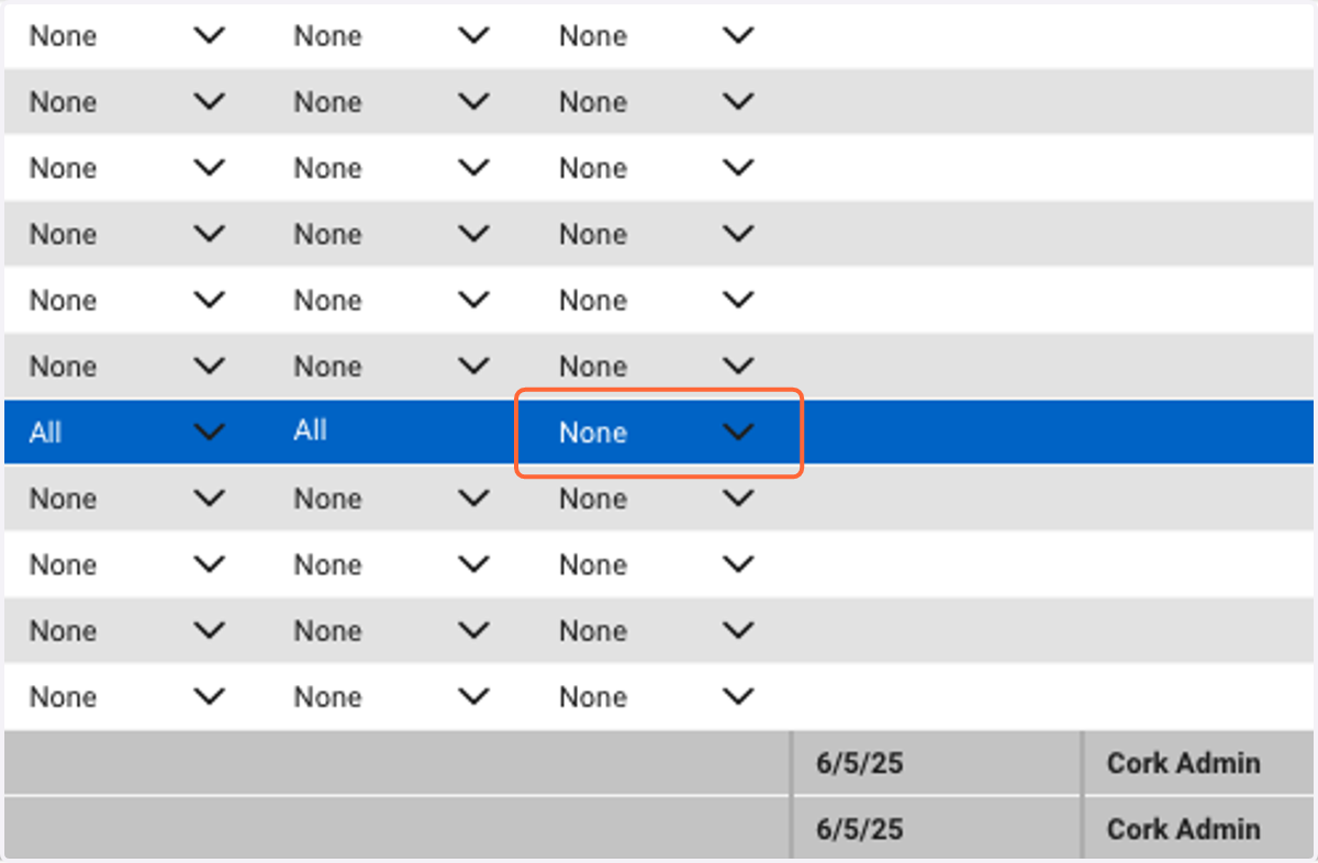 Select "All" for Service Tickets Inquire Level