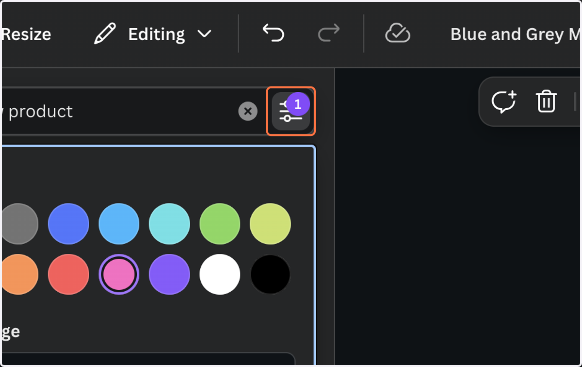 Click on Show filters again to close menu and browse freely