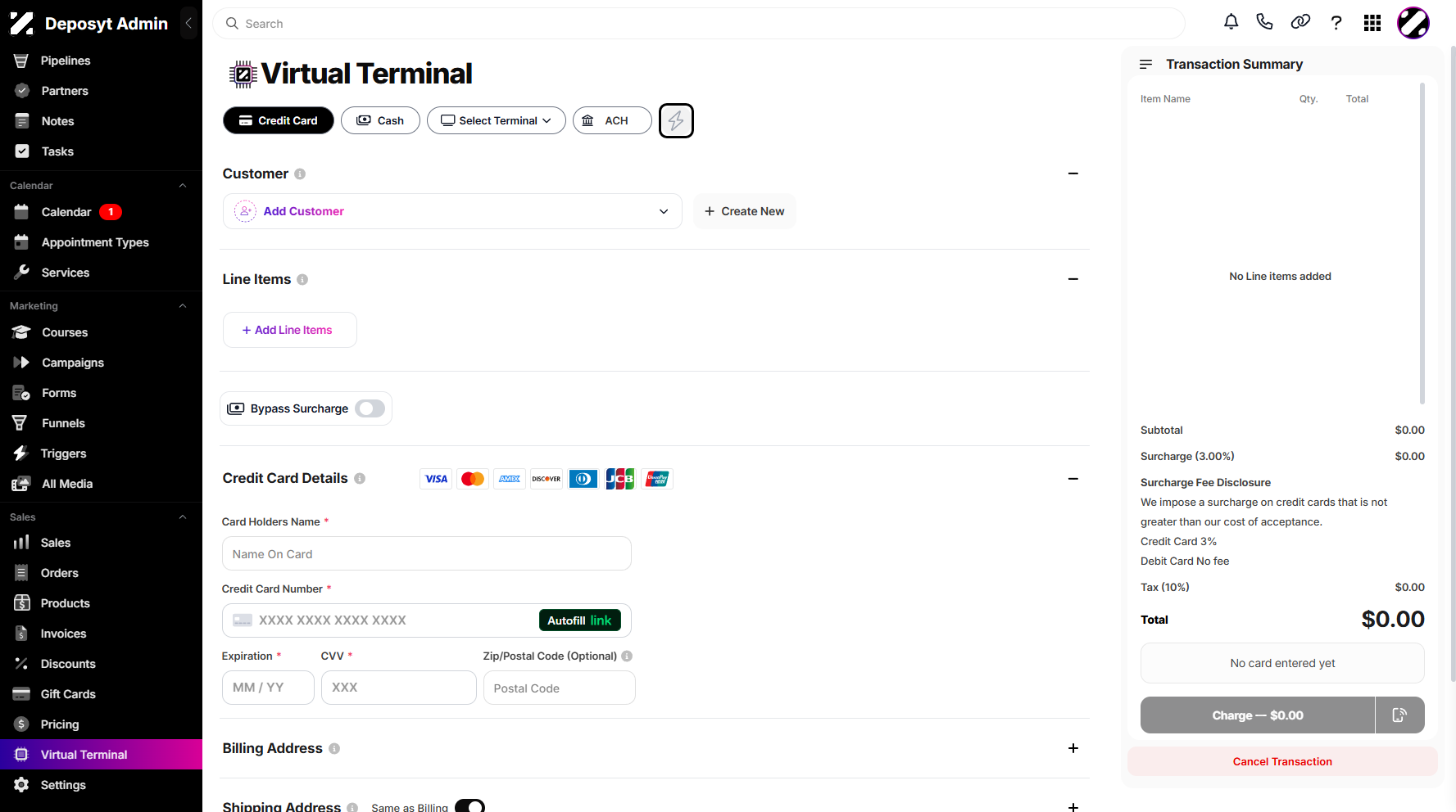 Step 3: Click the lightning bolt icon to create or apply a trigger.