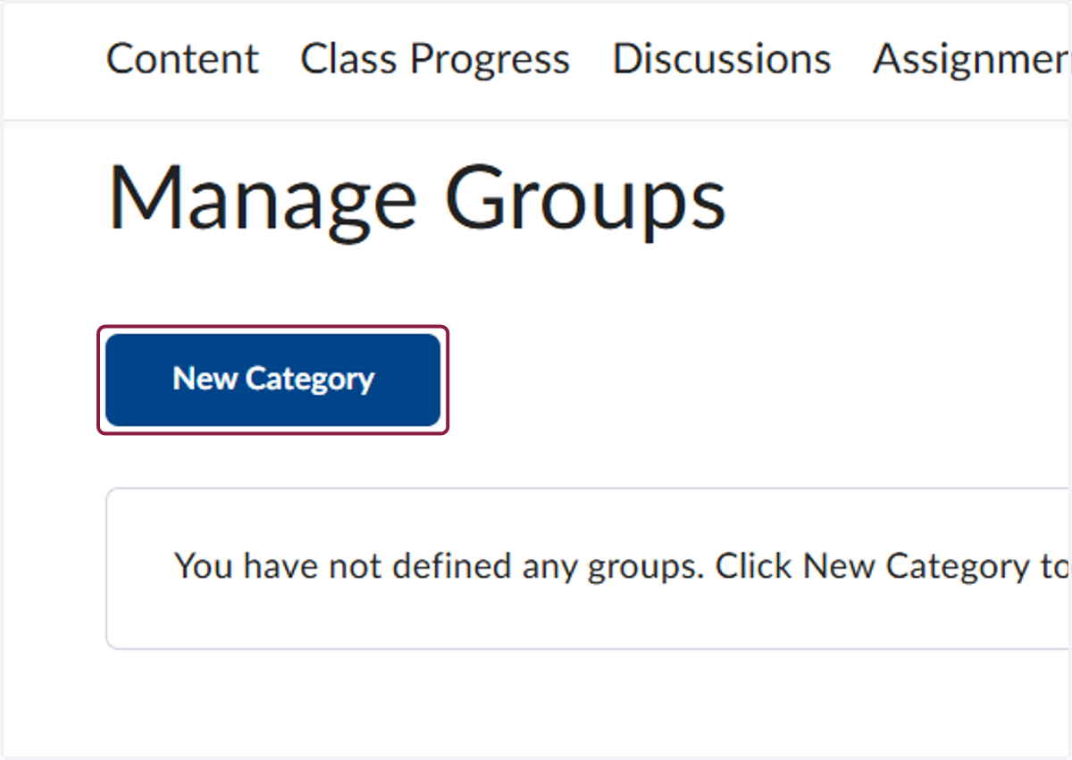 Click on New Category