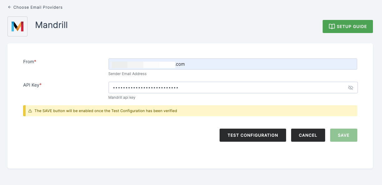 Test Configurations