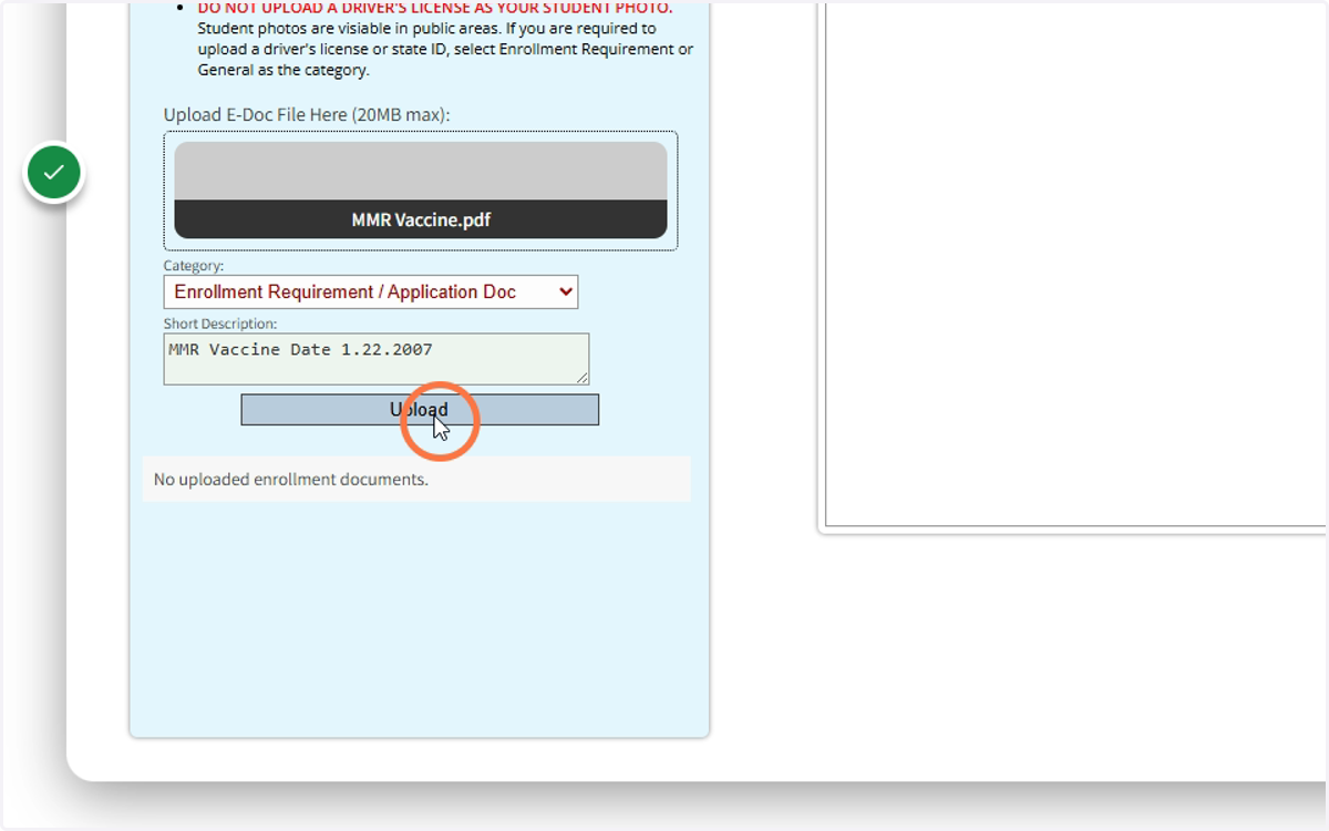 Select Upload