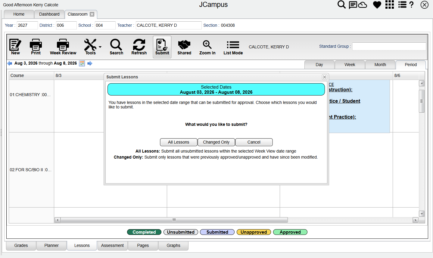 A. Click on Submit B. Select the appropriate option to make plans available to your administrators.