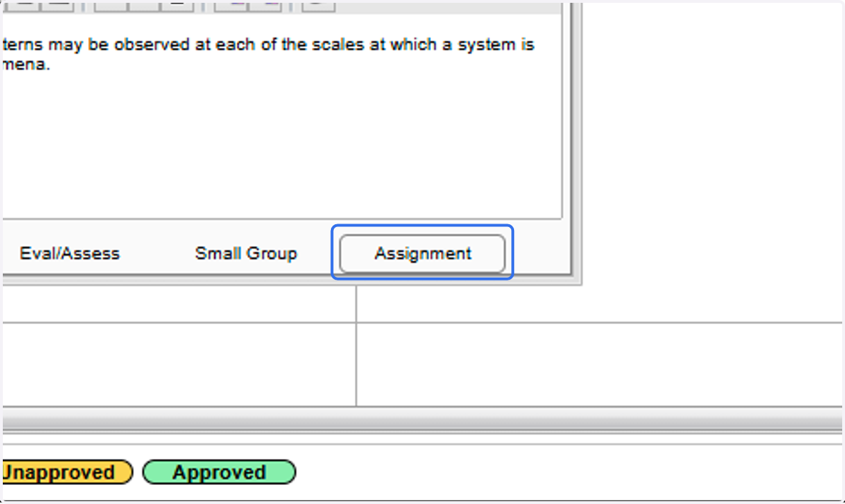 You can create and attach assignments to your lesson.
