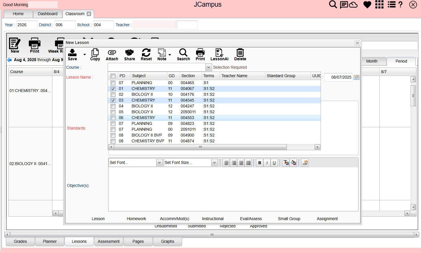 Select all relevant sections.