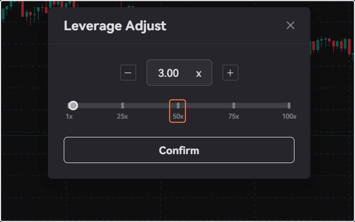 You can drag on the slider or simply key in a number