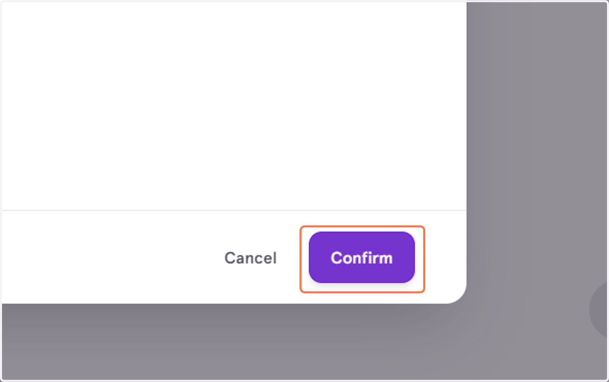 Click on Confirm
