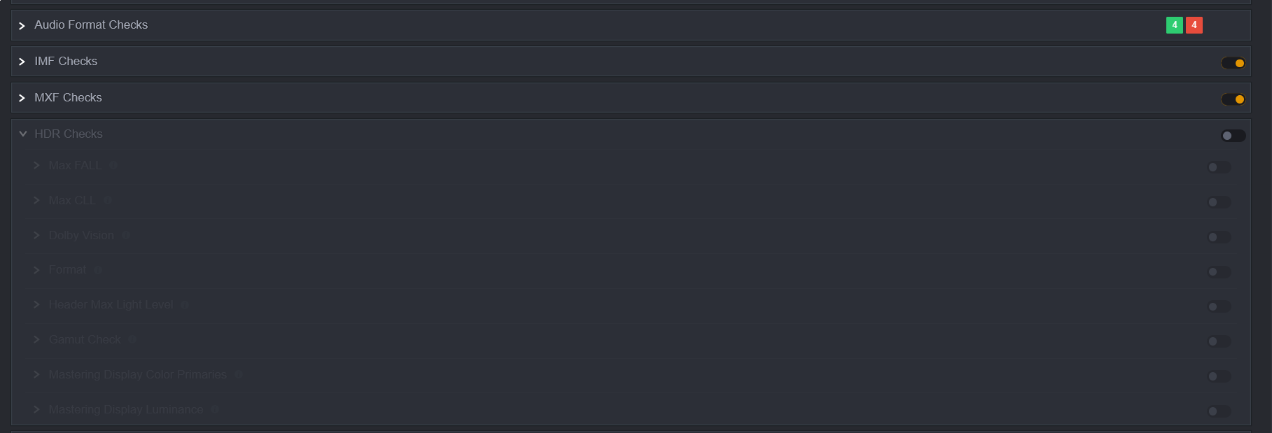 You should disable any parameter or group of parameters you do not need.