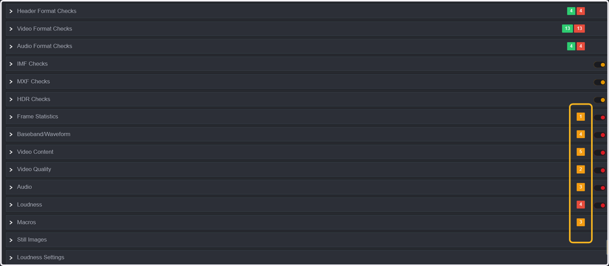 All thresholds corresponding to the selected premade templates will be added to the new template.