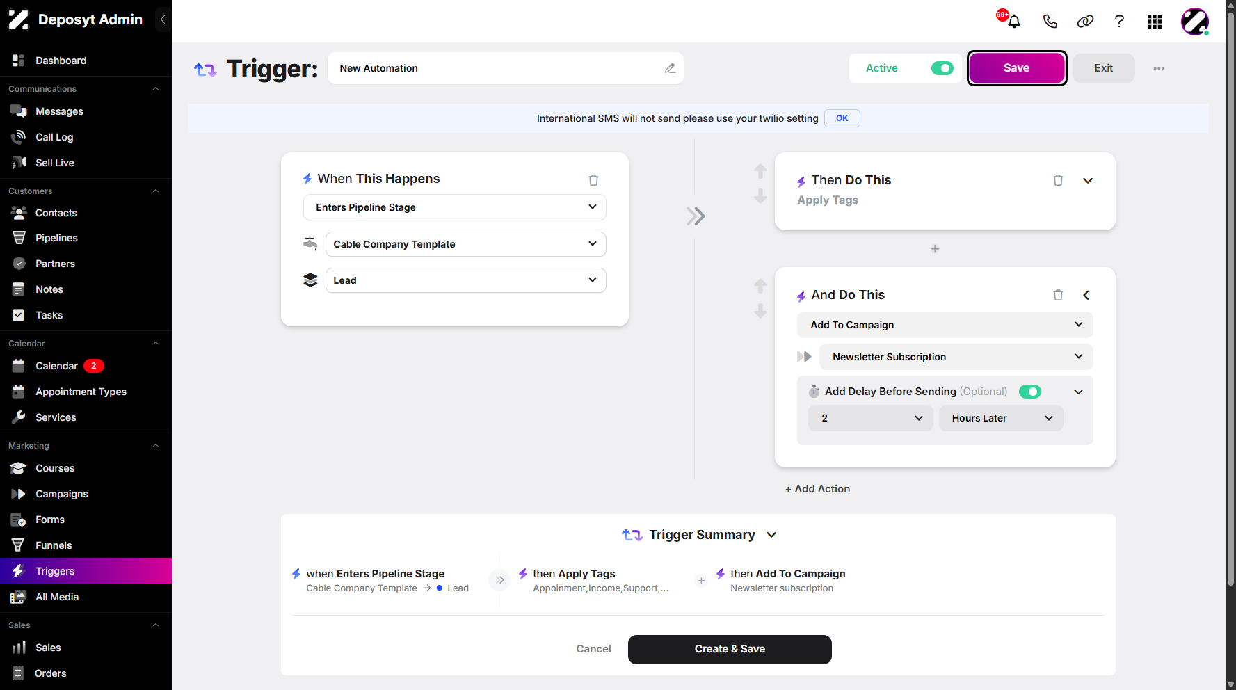 Step 5: Once you're done, click Save to apply the changes.