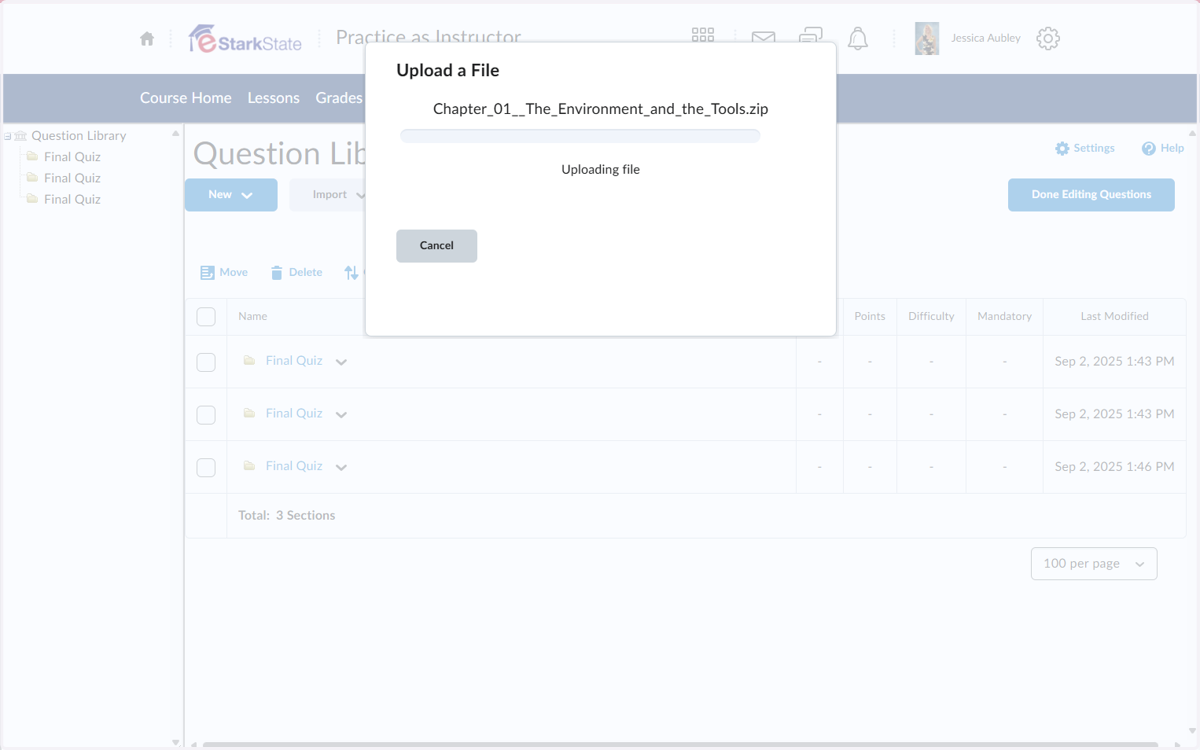 Select a file to upload