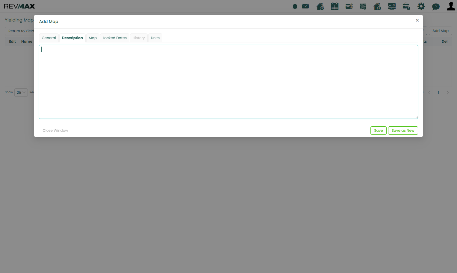 Then, add a description in the Description tab to provide more context.