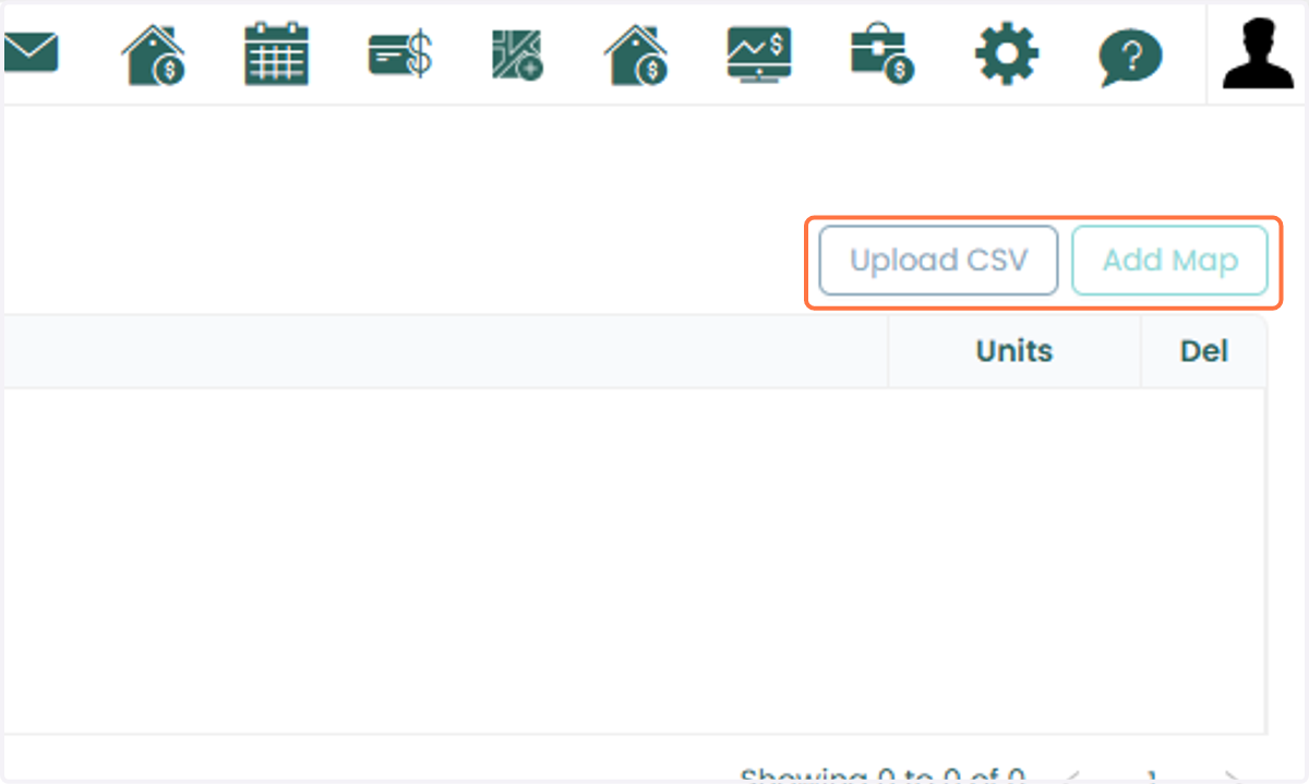 Once on the Yielding Maps page, click Add Map to create a new map.