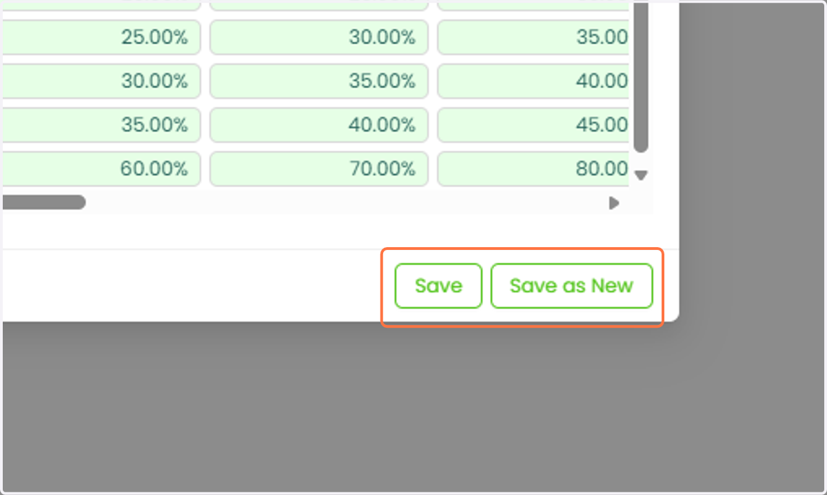 Once you’ve configured your map, click Save. You can create a copy of the map by clicking on the "Save as New" button.