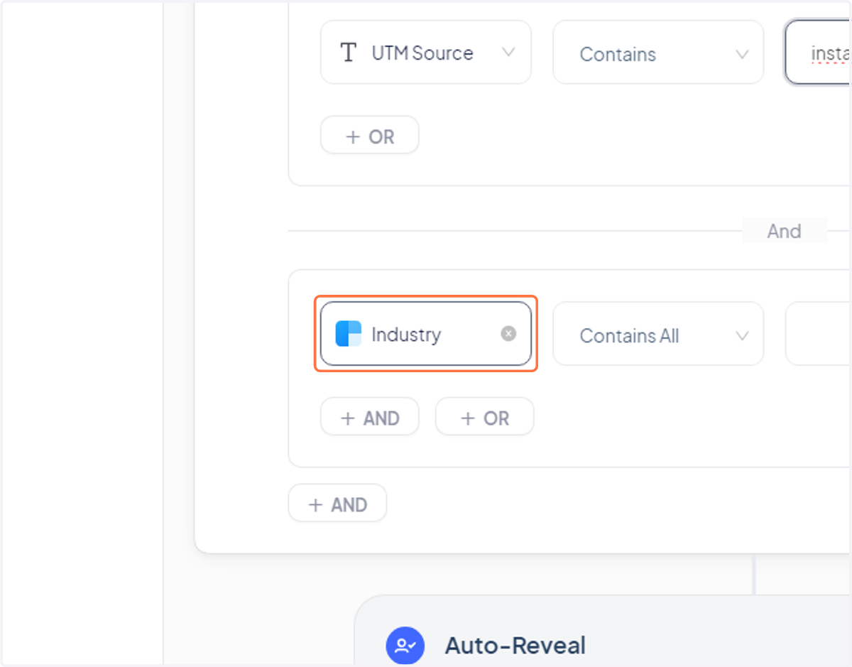 Click "Industry"