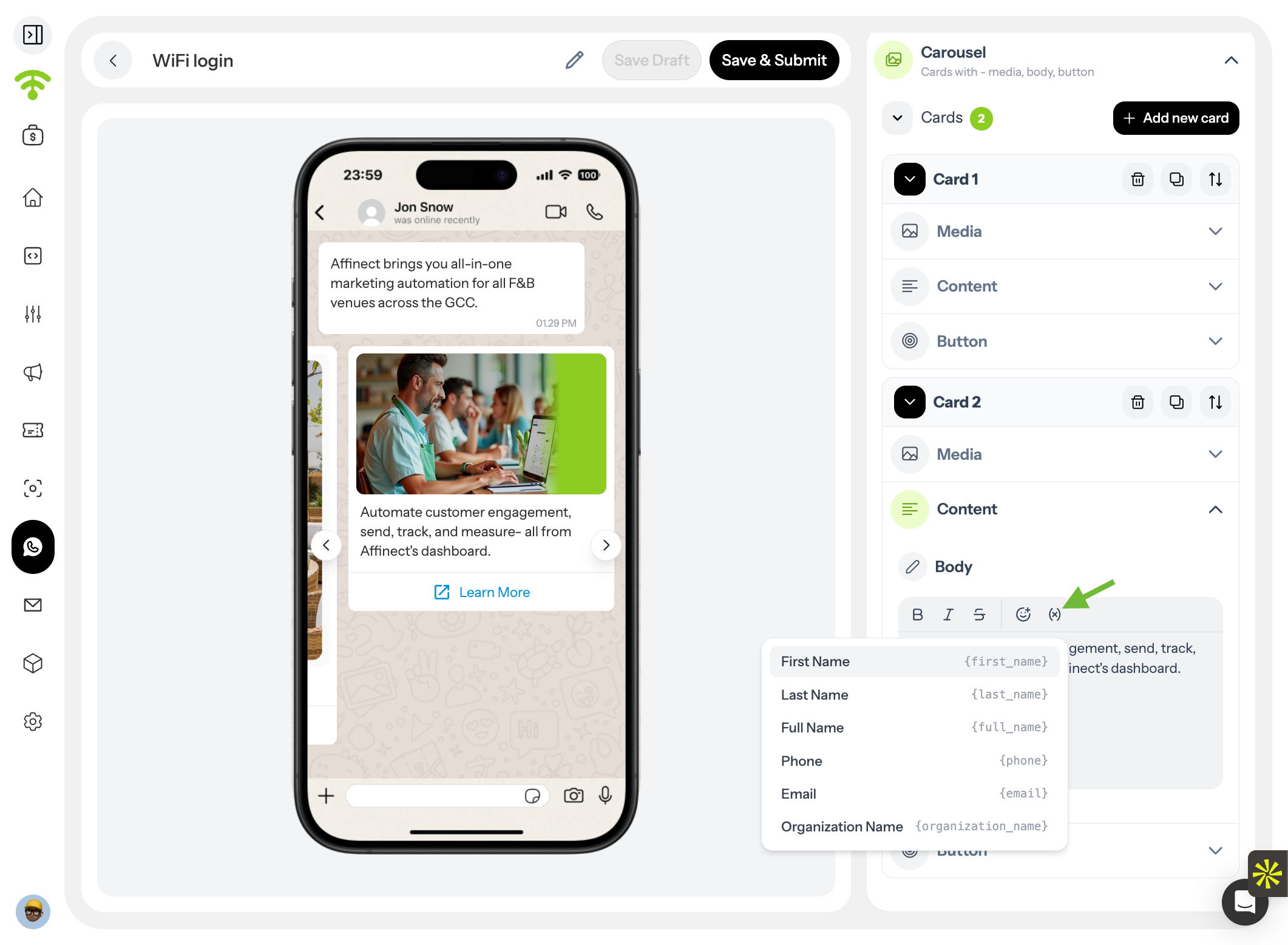Personalize Your Message