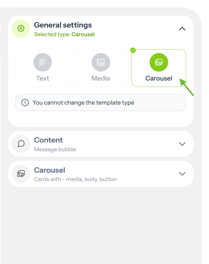 Choose Carousel Format