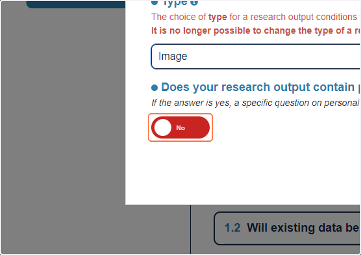 Uncheck No if your MRI are pseudonymised