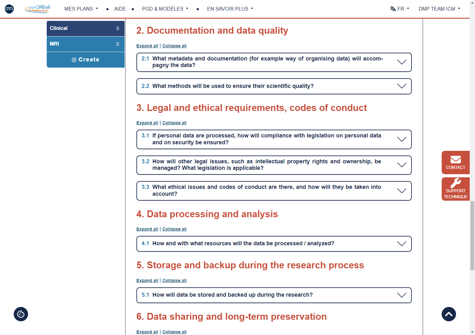 Click on 4. Data processing and analysis