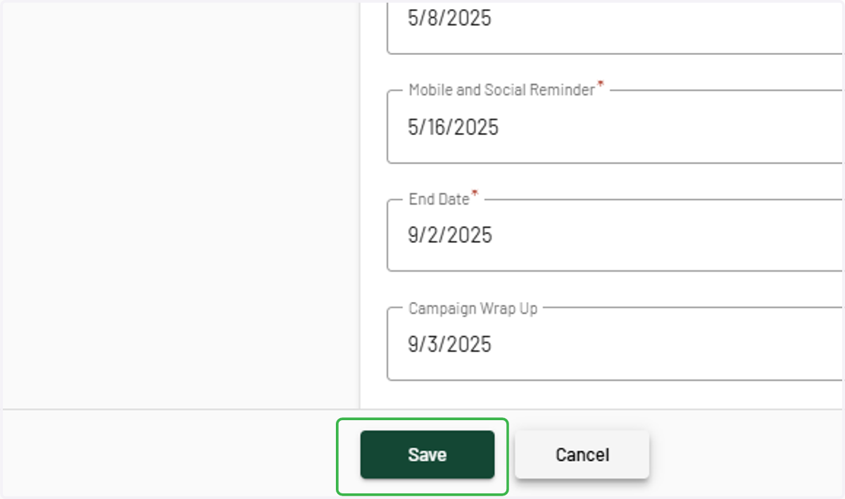 Click on Save