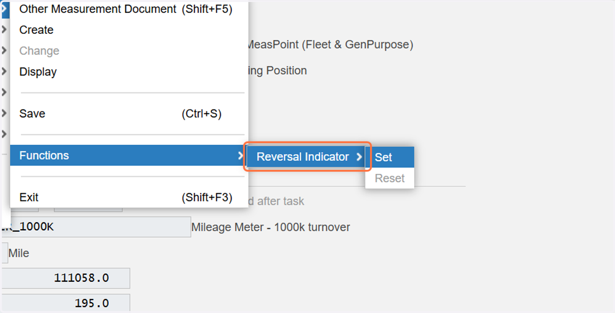 Follow Reversal Indicator/Set