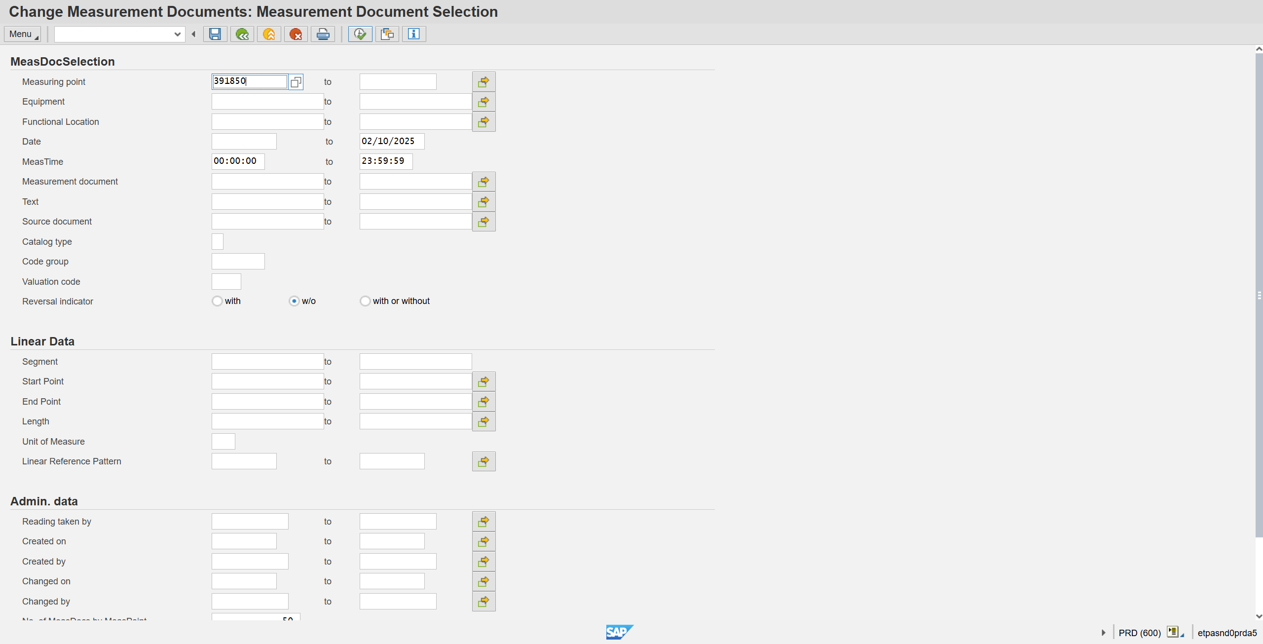 Click on execute or F8 key.