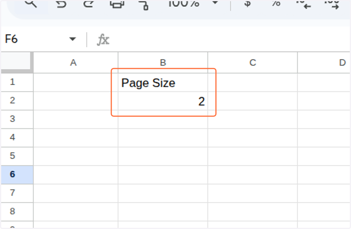 First, we will create the column indicating how much profiles we want to fetch. Thus, create a column with an explicit name and write the number of profiles you want to retrieve.