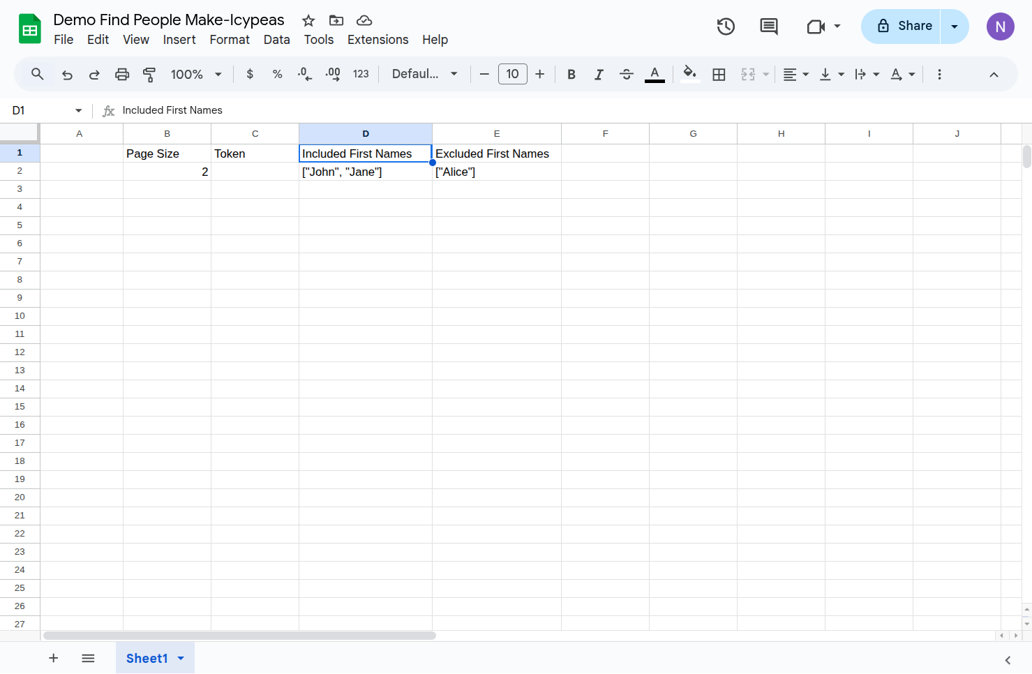 Click on Add Sheet