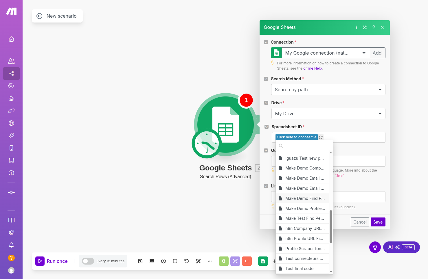 Click on Make Demo Find People-Icypeas