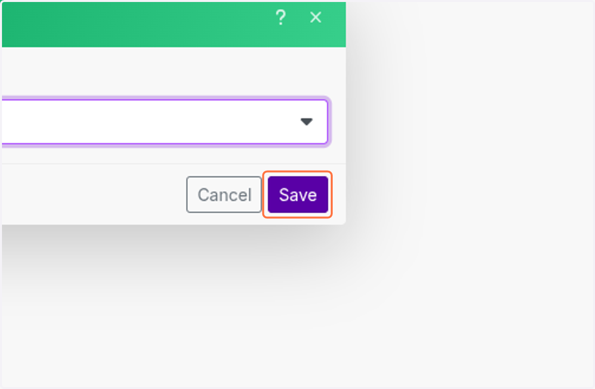Click on Save