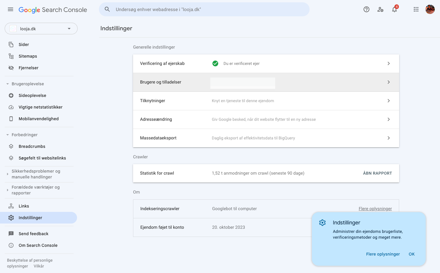 Click on Users and permissions…
