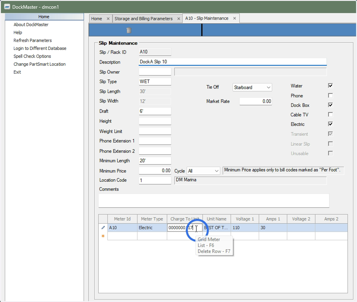 Prerequisite 2: Slip files must have meter addresses entered