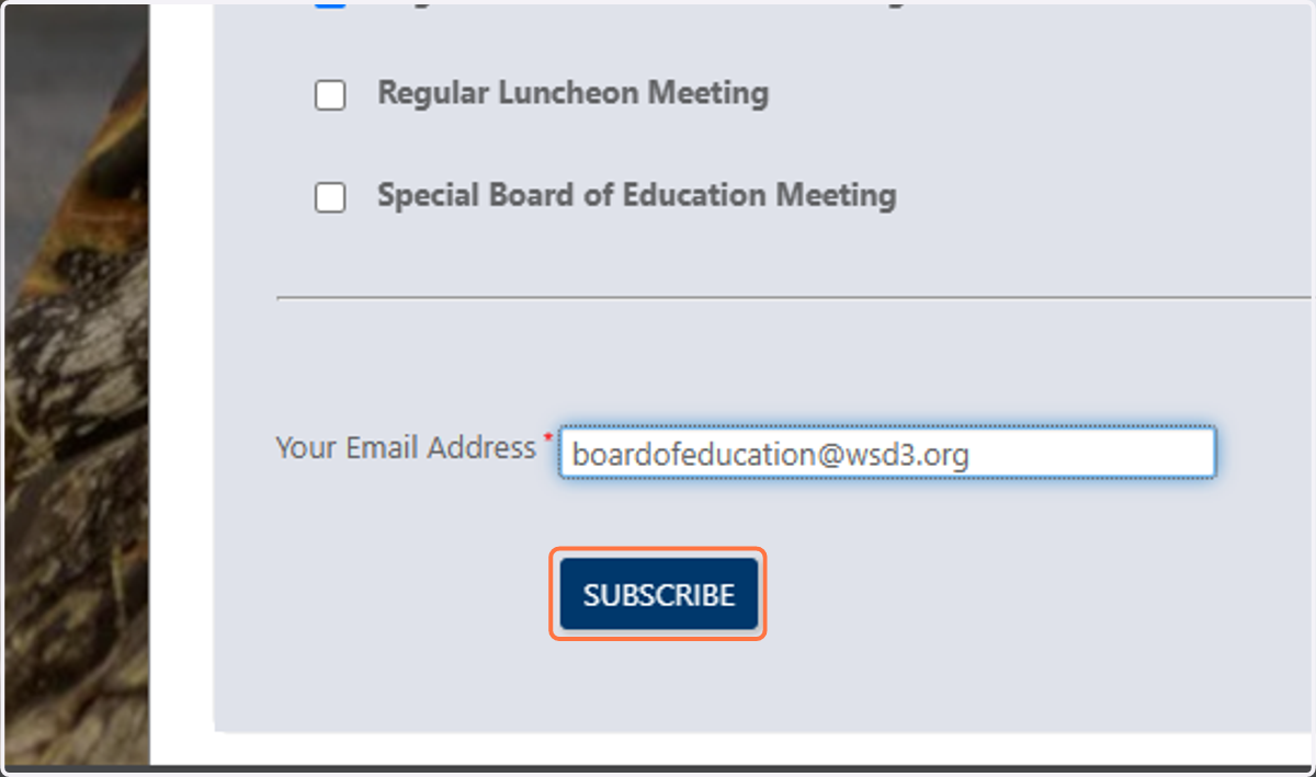Click on SUBSCRIBE