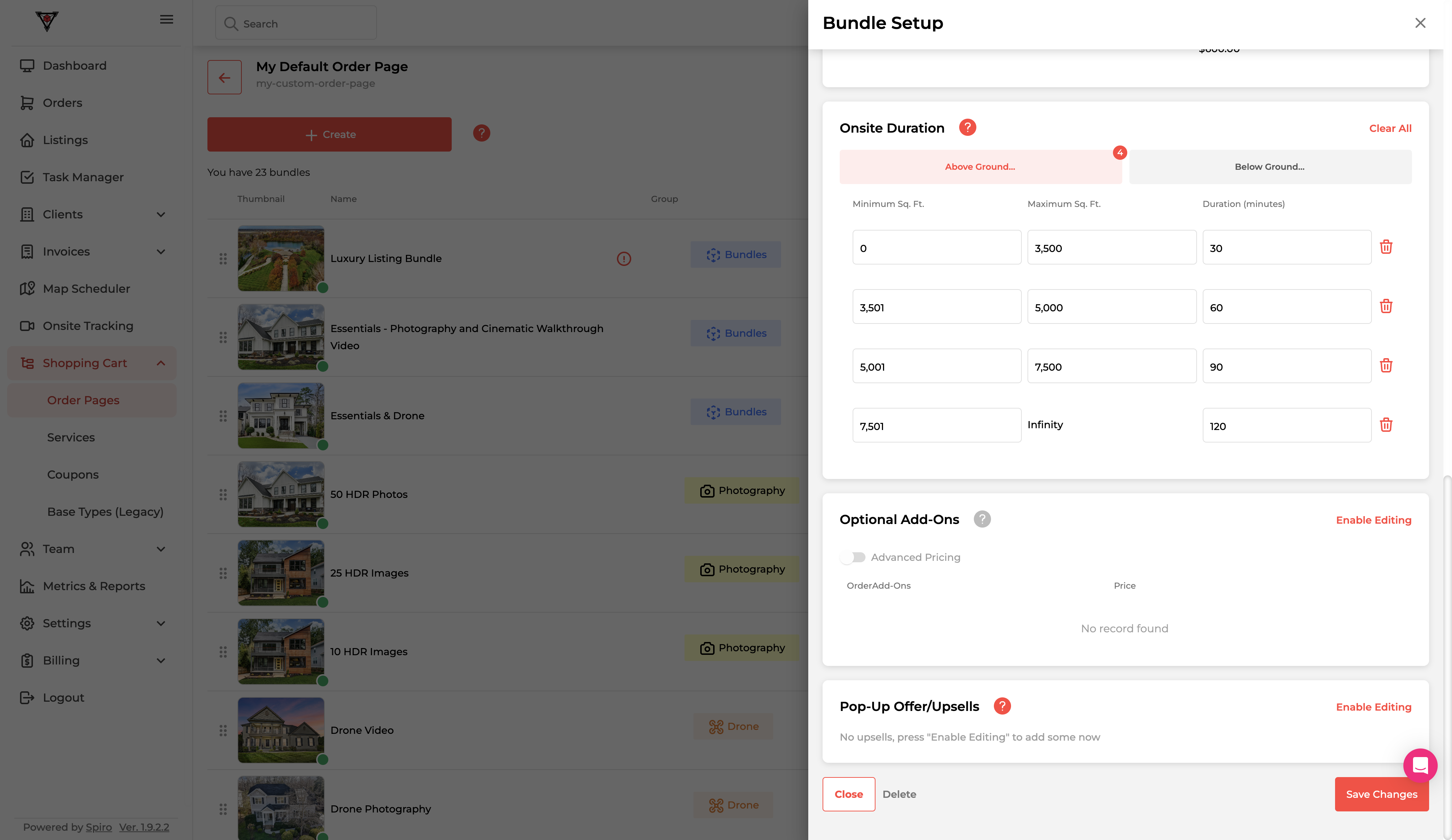 Optional Add-Ons are the first upsell Opportunity