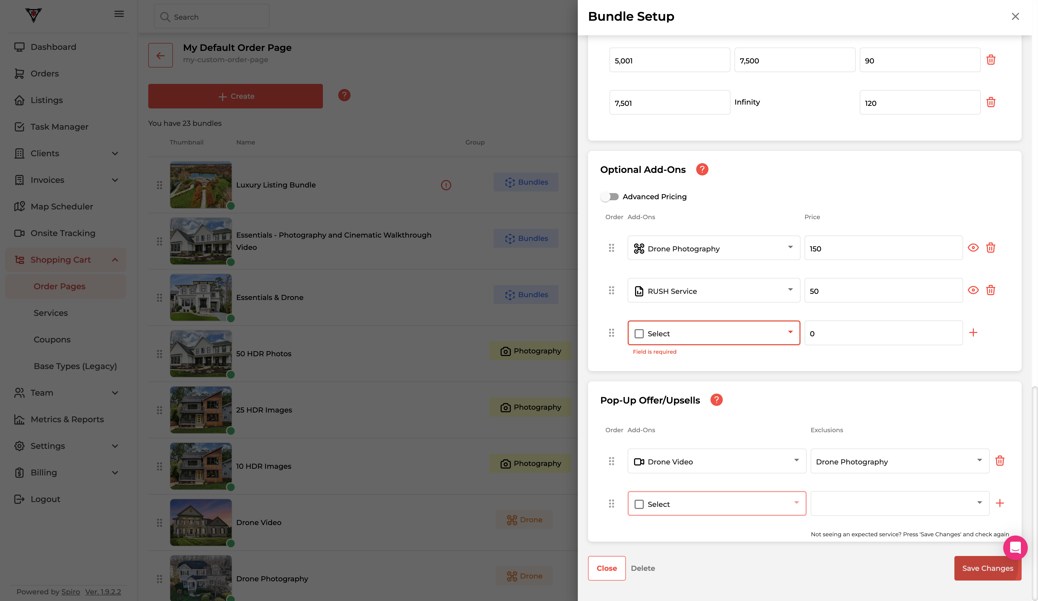 When you 2 Upsells are set click the Save Changes button