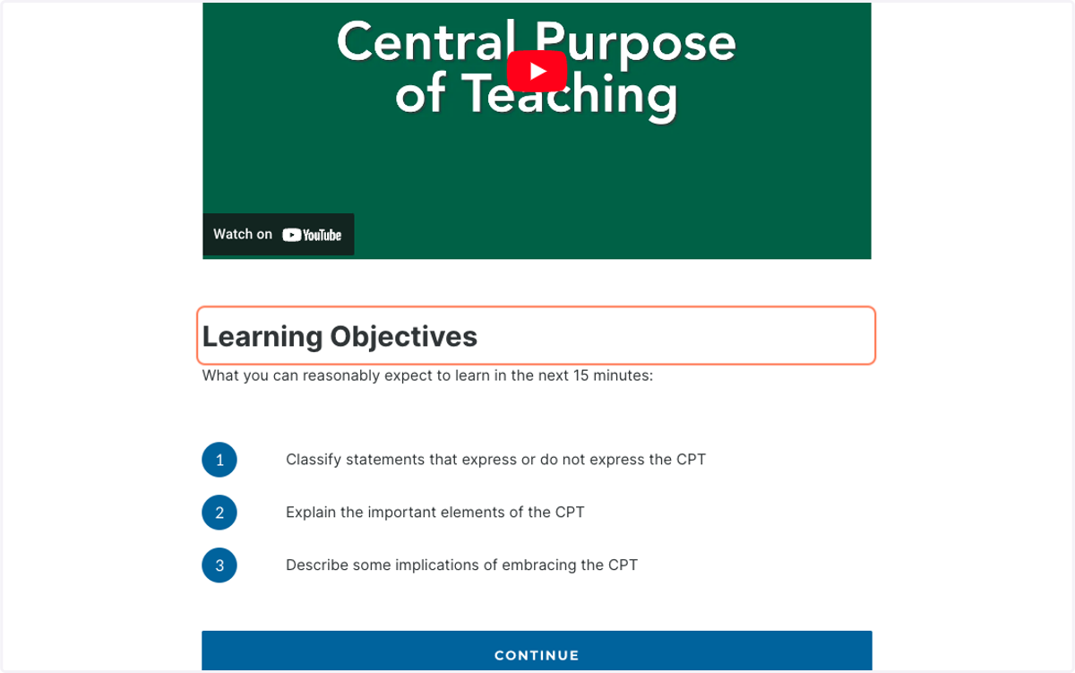 Review Learning Objectives carefully.