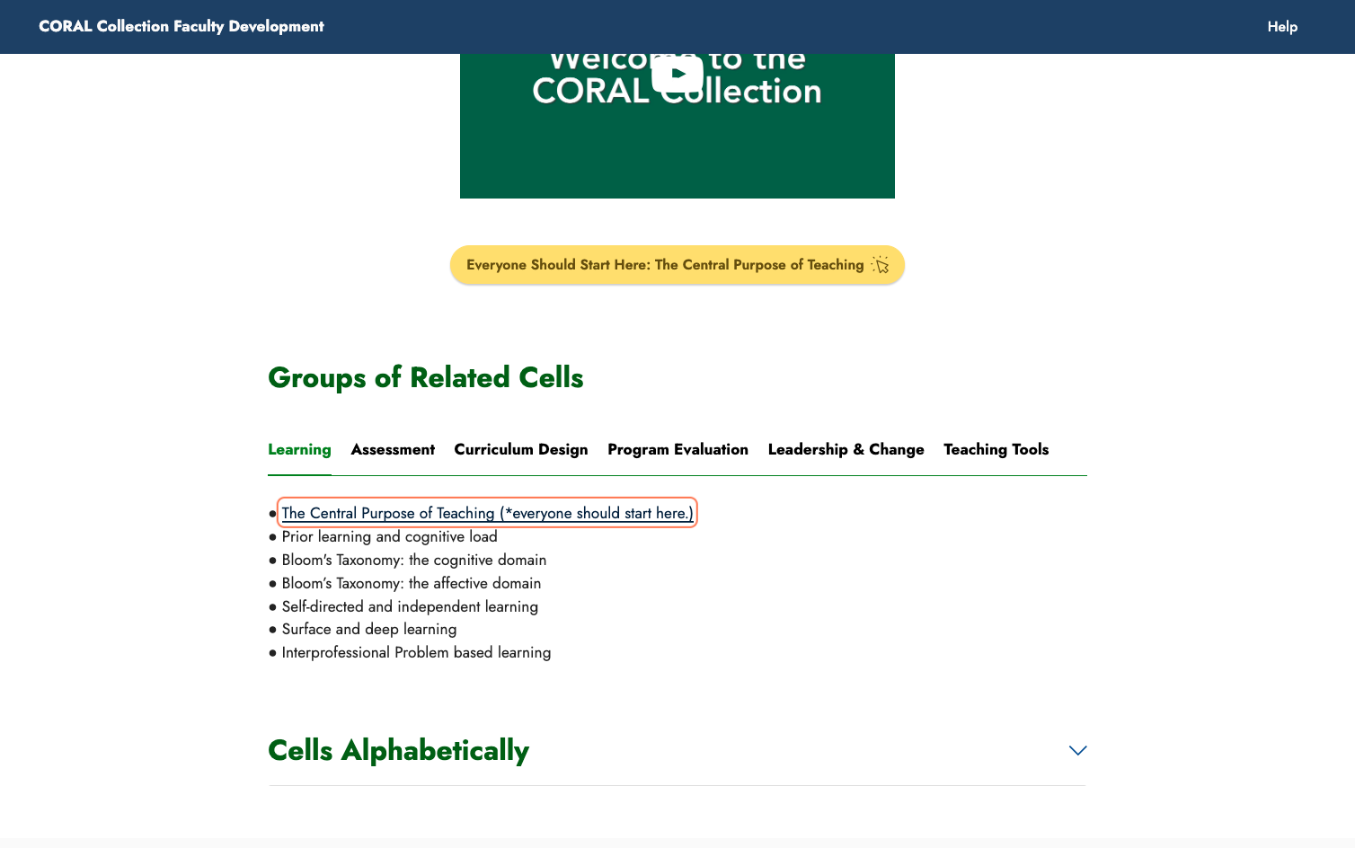 Now click on one of the topics you are interested in.