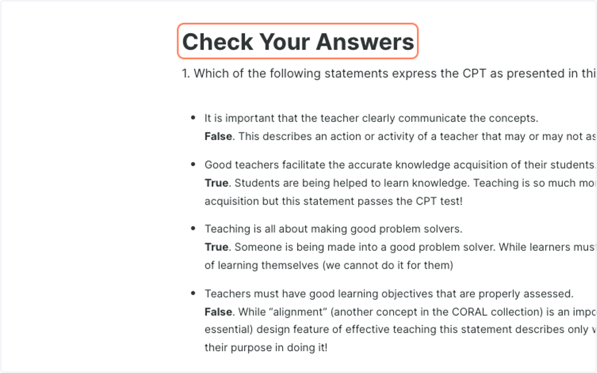 Review EXPERT Responses and then Continue