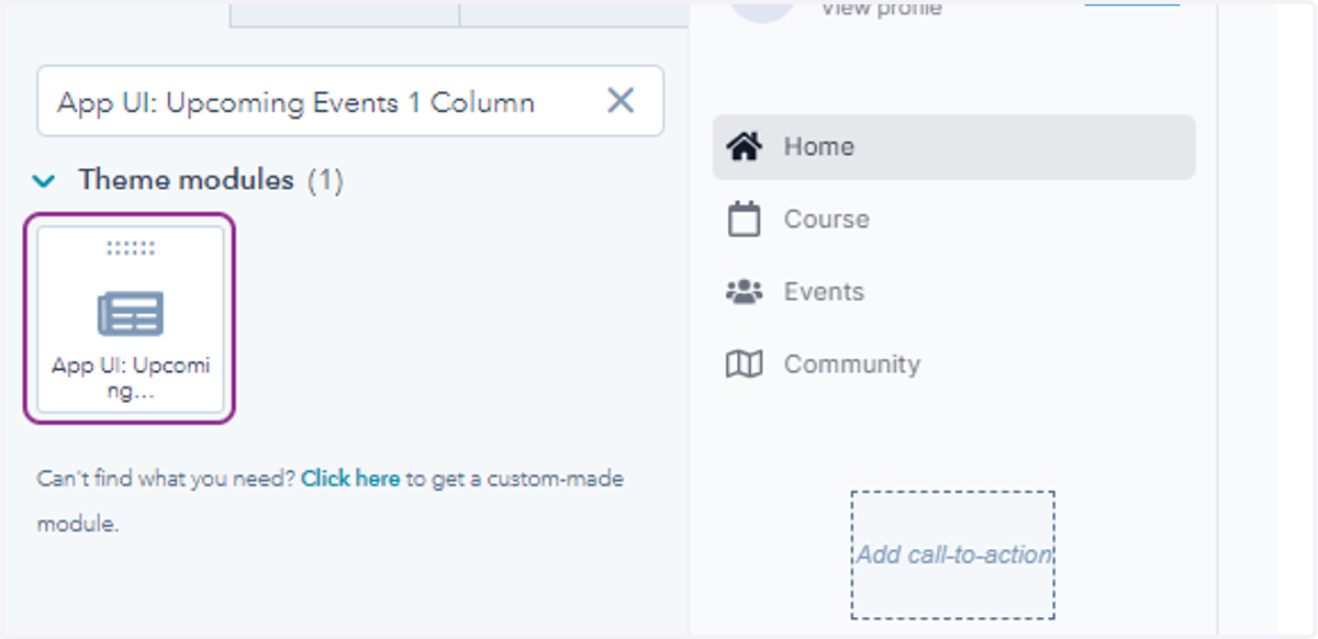 Drag highlighted option
