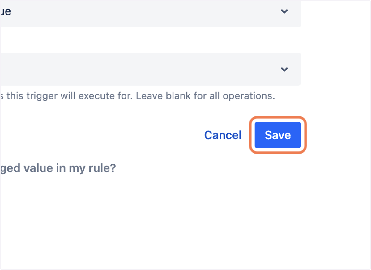 Click on Save