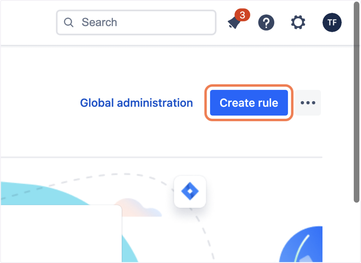 Click on Create rule