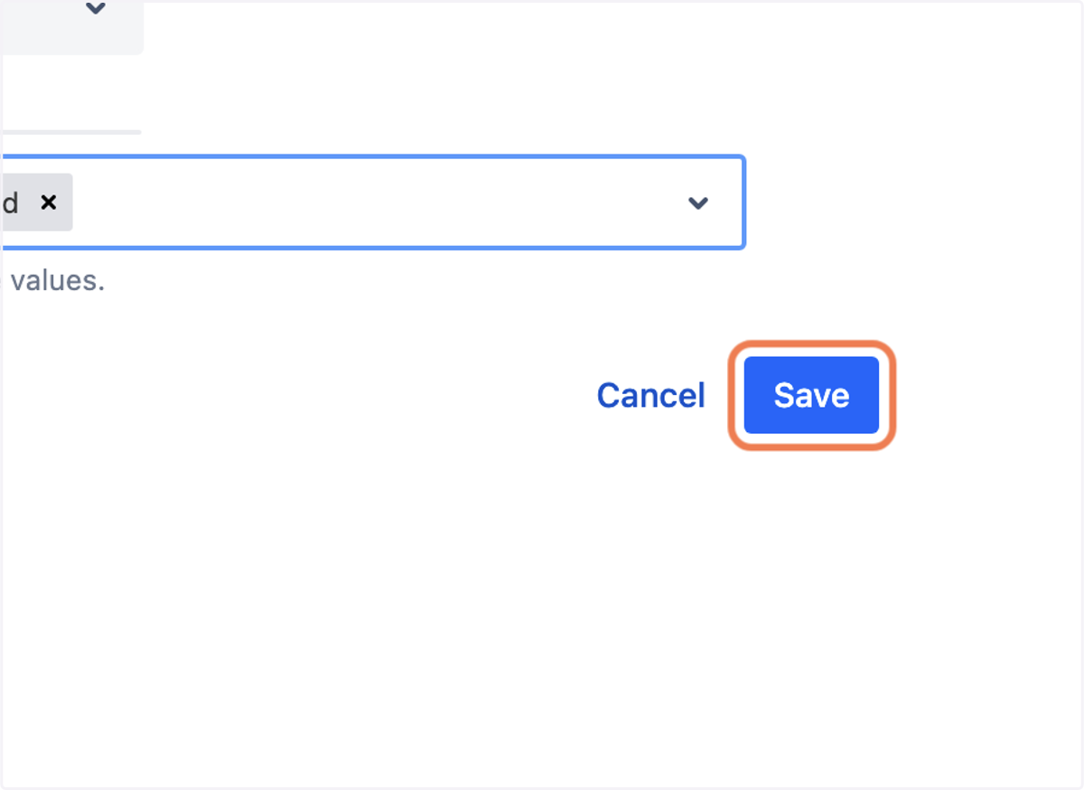 Click on Save