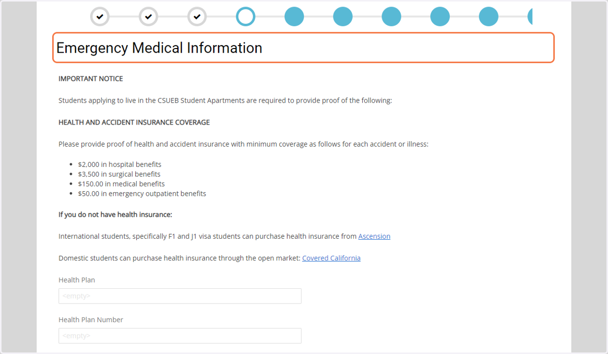 Emergency Medical Information