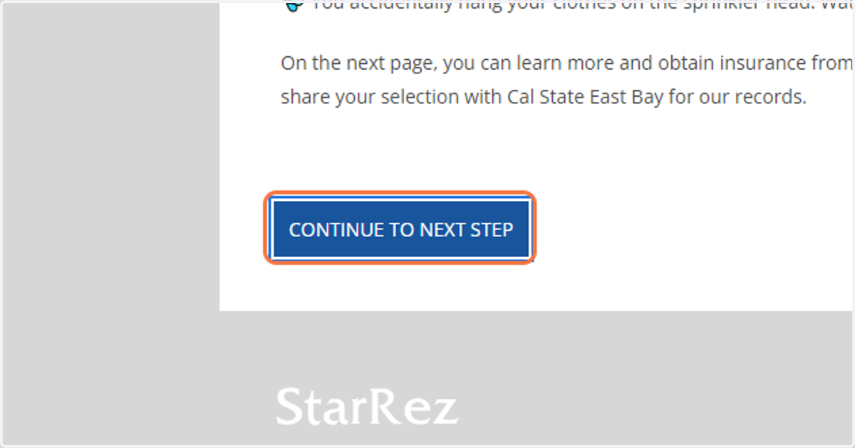 Click on CONTINUE TO NEXT STEP