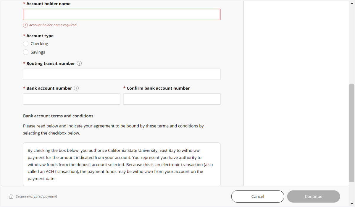 E-check information needed